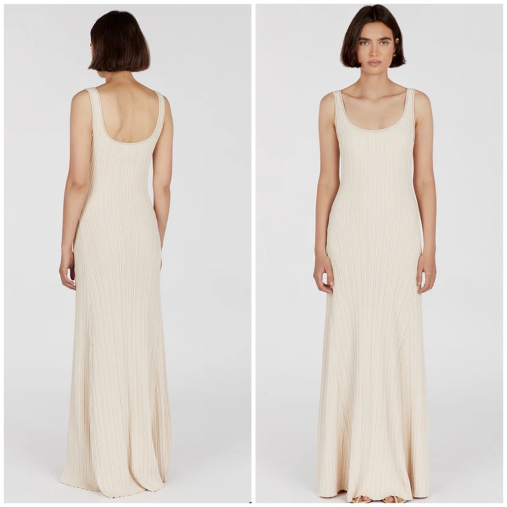 Dissh Butter Ribbed Knit Maxi Dress NWT